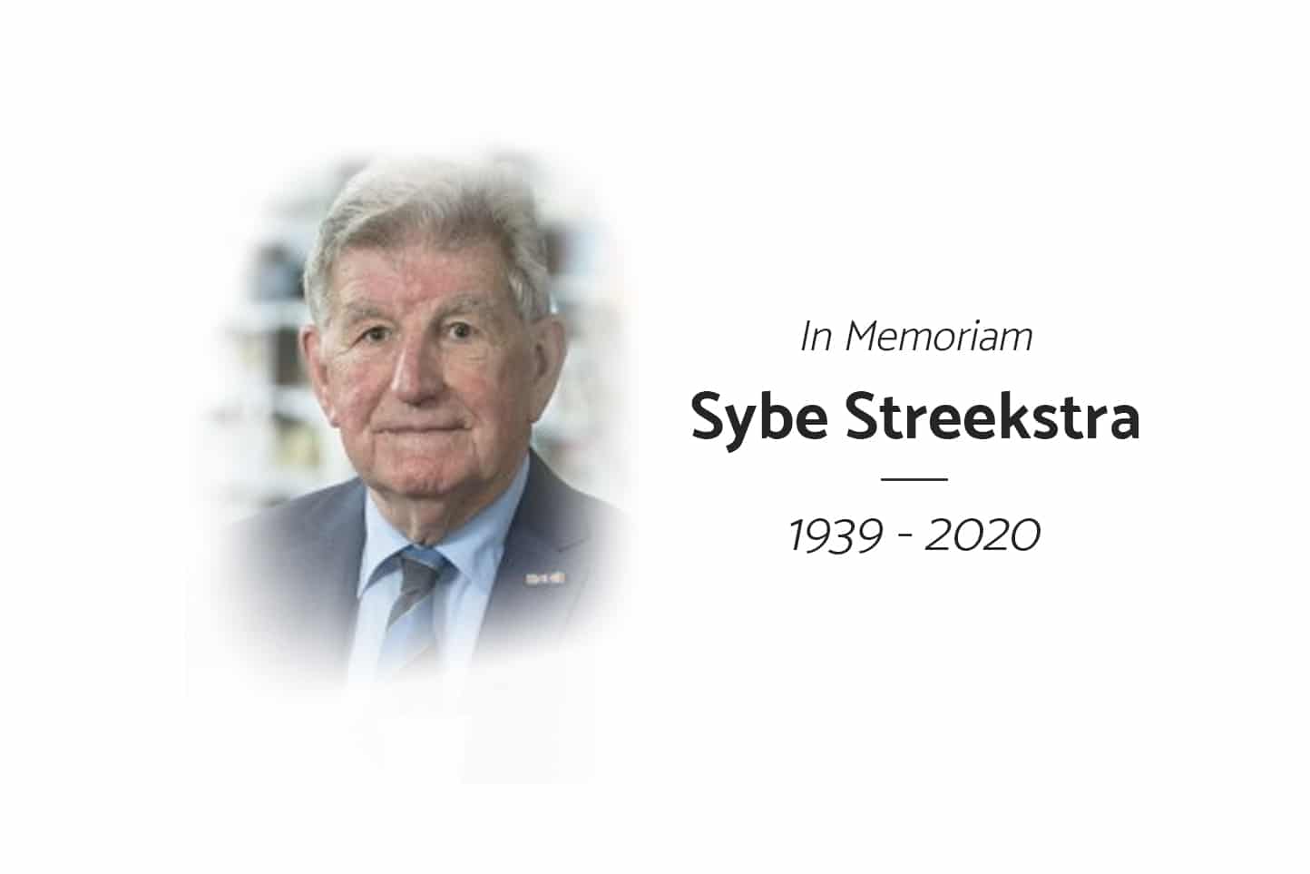 In Memoriam: Sybe Streekstra
